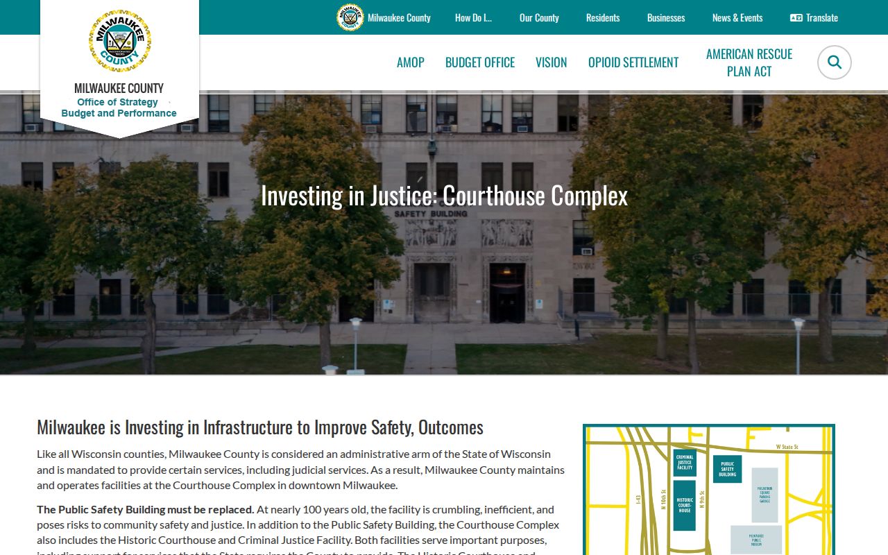 Milwaukee County criminal records and Sheriff service links
